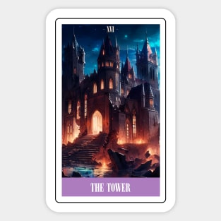 the tower - swiftie tarot card Sticker